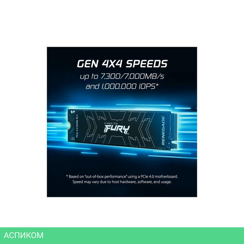 SSD диск Kingston FURY Renegade 4TB (SFYRD/4000G)