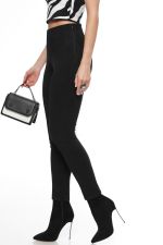 Брюки черные замшевые облегающие DStrend (Акция)