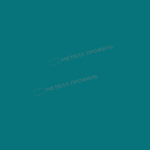 Сайдинг металлический L -Брус ХL Norman MP ПЭ- RALL 5021 Водная синь 0.5мм