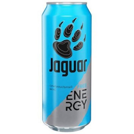 Энергетический напиток Jaguar Free 500мл