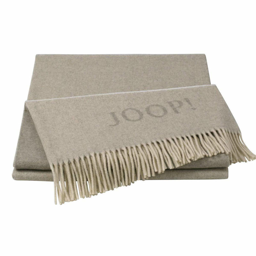 Плед 130х180 Biederlack JOOP! Fine Doubleface Natur-Sand