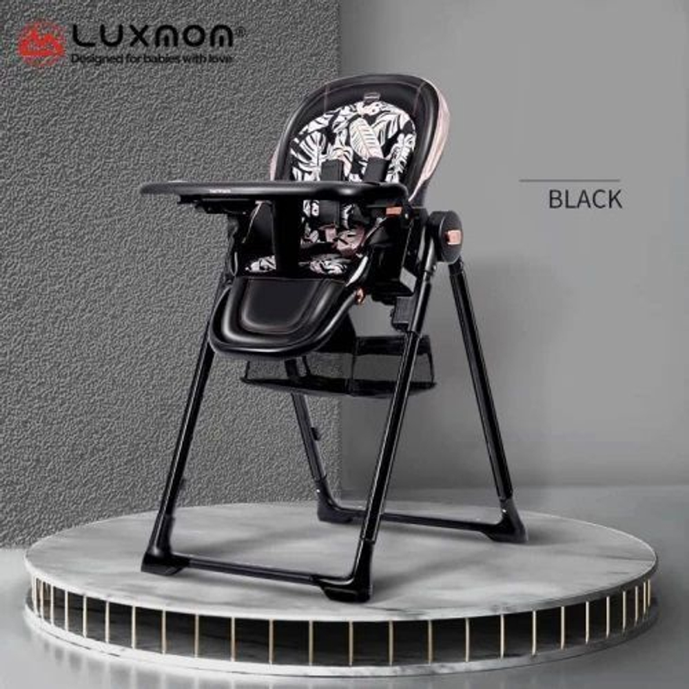 Стульчик для кормления luxmom Q7,экокожа /цвета