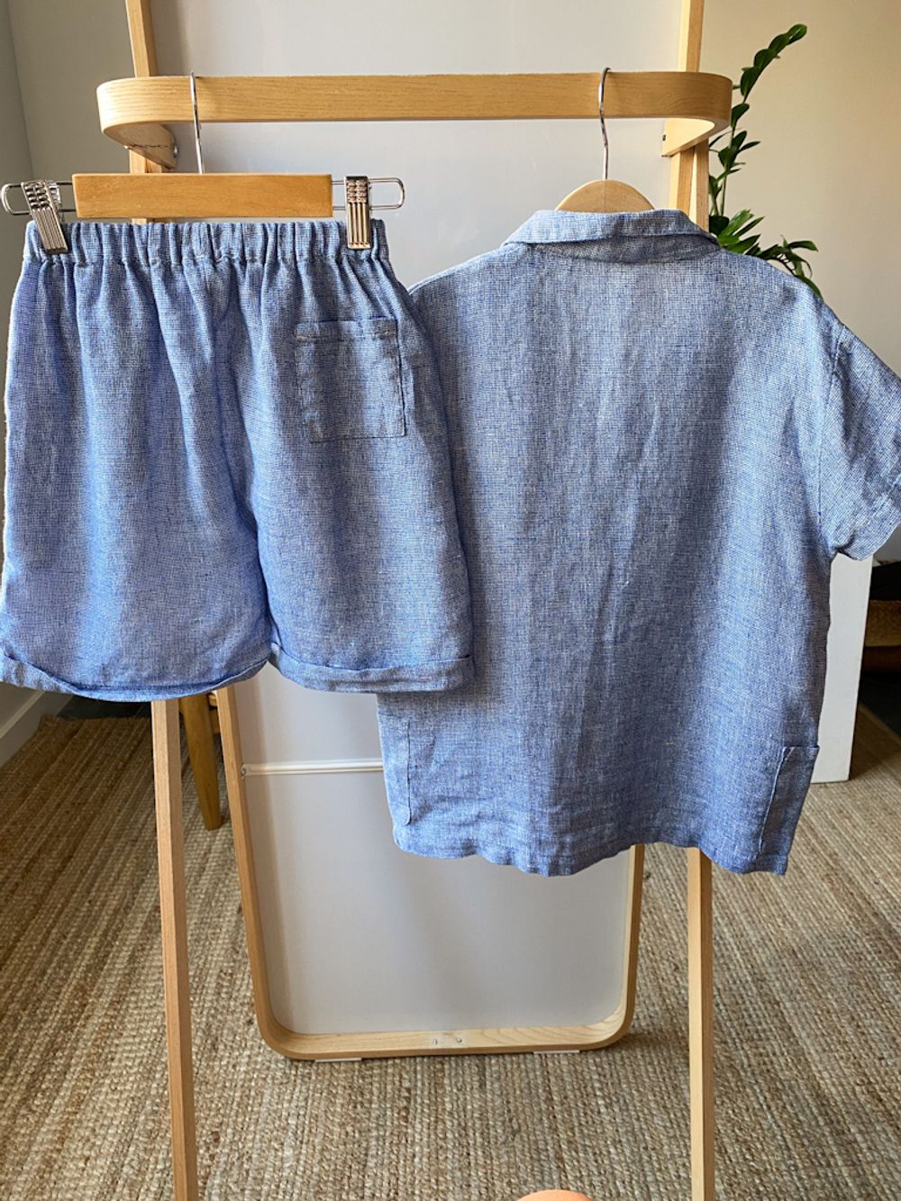 Льняной костюм Bebe Organic, 128