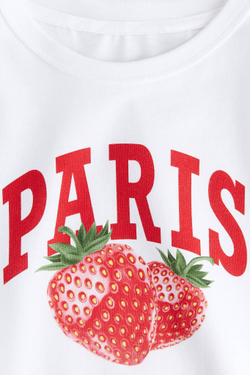 H&M Футболка с принтом, белый