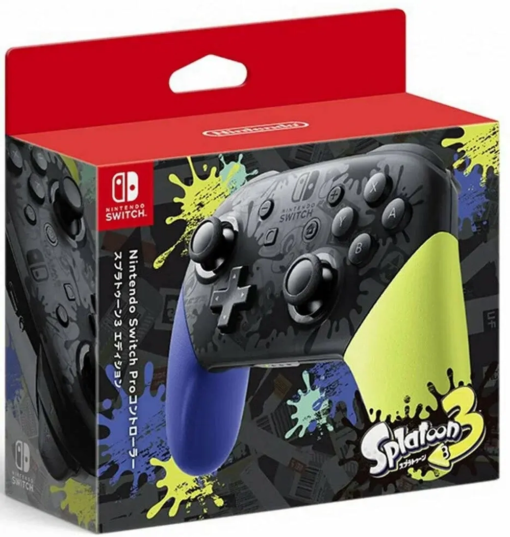 Pro Controller "Splatoon 3" Original (NS) NEW