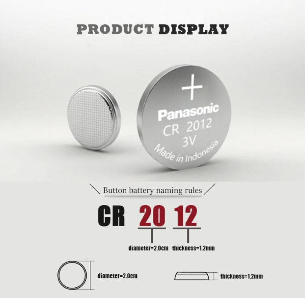Элемент питания Panasonic CR2012 BL5