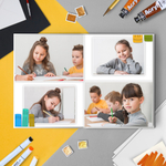 PSD-Шаблон фотокниги "Книги"