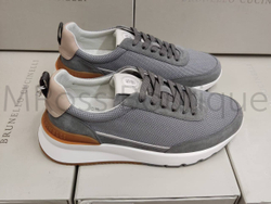 Мужские кроссовки Brunello Cucinelli серого цвета