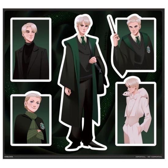 Набор стикеров 189х176мм Гарри Поттер: Малфой