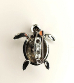 Брошка. Черепаха  Цвет серебро