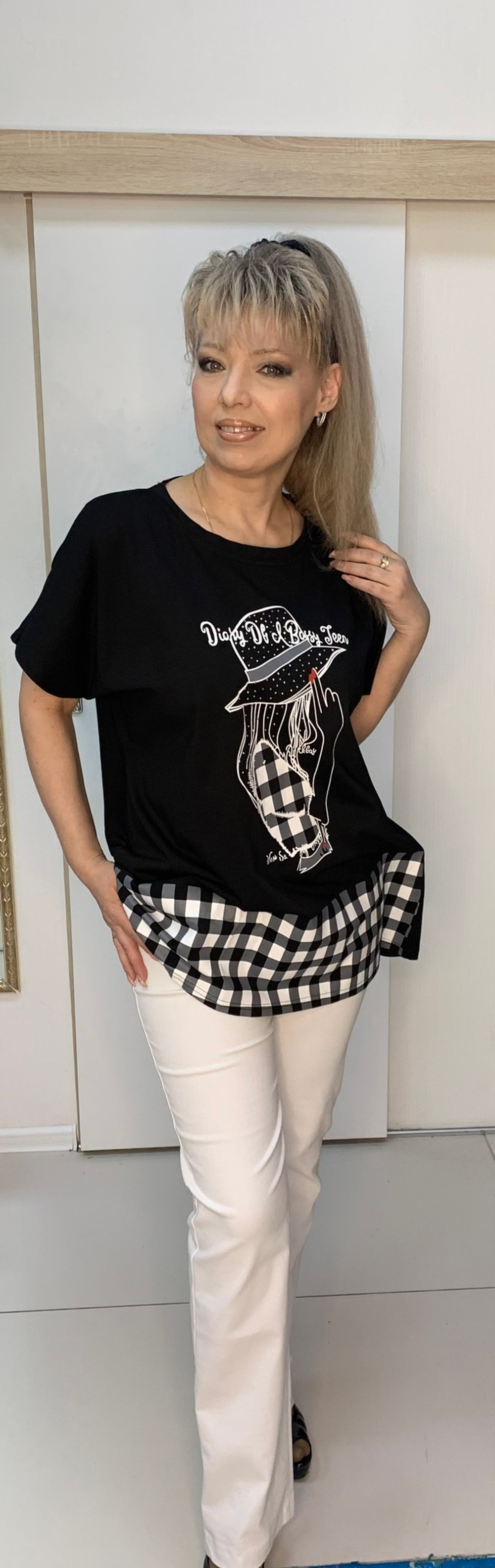 Футболка из хлопка с оригинальным изображением