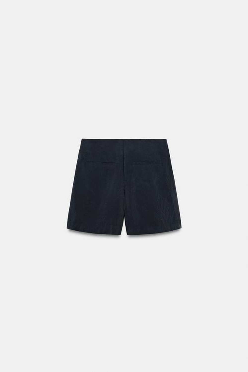 ZARA ЮБКА-ШОРТЫ С ДРАПИРОВКОЙ, МОРСКОЙ СИНИЙ