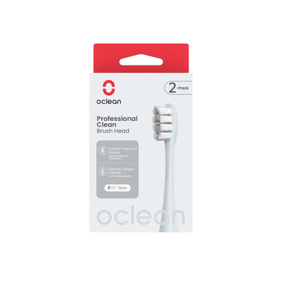 Комплект насадок Профессиональная чистка Oclean P1С9 (2шт, Серебрянный)