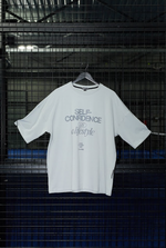 Футболка "Self-Confidence" светло-серая