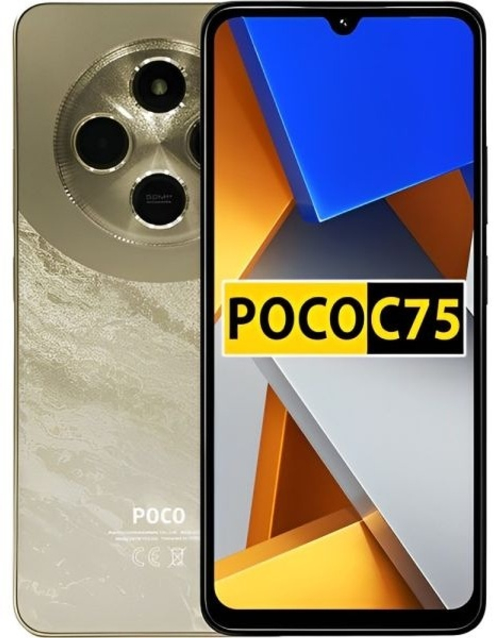 Смартфон Poco C75 6 ГБ/128 ГБ золотистый