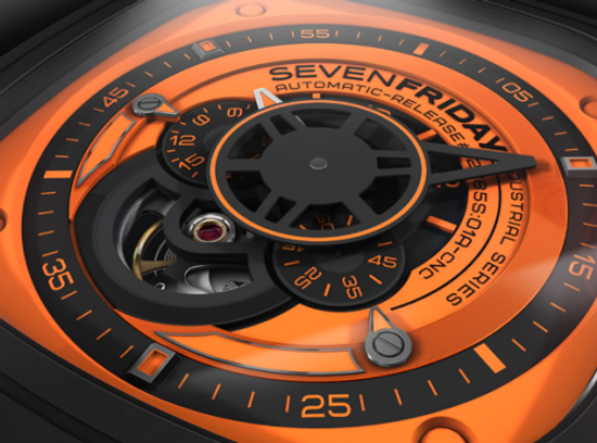 Наручные часы SEVENFRIDAY P1-03 Orange