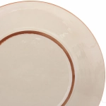 Тарелка плоская 28см оранжевая Риштанская Керамика