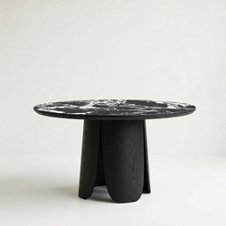 Дизайнерский стол BLOSSOM CERAMIC black