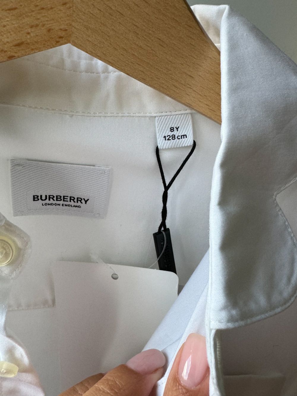 Новая хлопковая блуза Burberry, 128