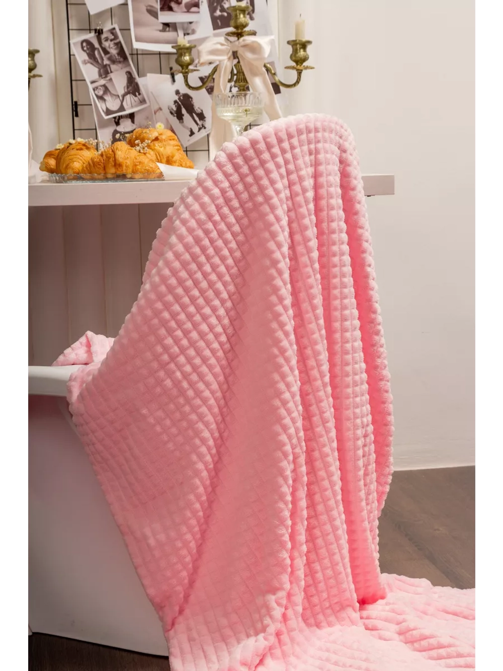 Плед евро 200х220 для дивана и кровати