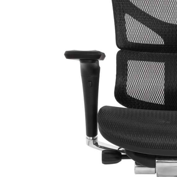 Кресло EXPERT 2 SAIL HSAM 01 (подлокотник 6D(360), подголовник 5D, сетка черная / каркас черный)