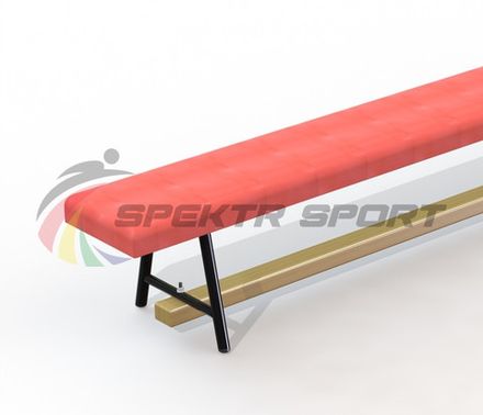 Скамья гимнастическая мягкая (2 регулир. мет. ножки) 1,5 м.