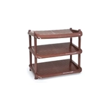 Этажерка для обуви Комфорт, 3 полки, (коричневая)