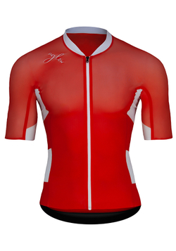 ВЕЛОДЖЕРСИ ELITE LR A4 С КОРОТКИМ РУКАВОМ RED/WHITE