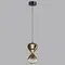 5094/4LA PENDANT ODL25 415 черный/золотой градиент/прозрачн./металл/стекло Подвес LED 4W 4000K 388Лм GLESSI