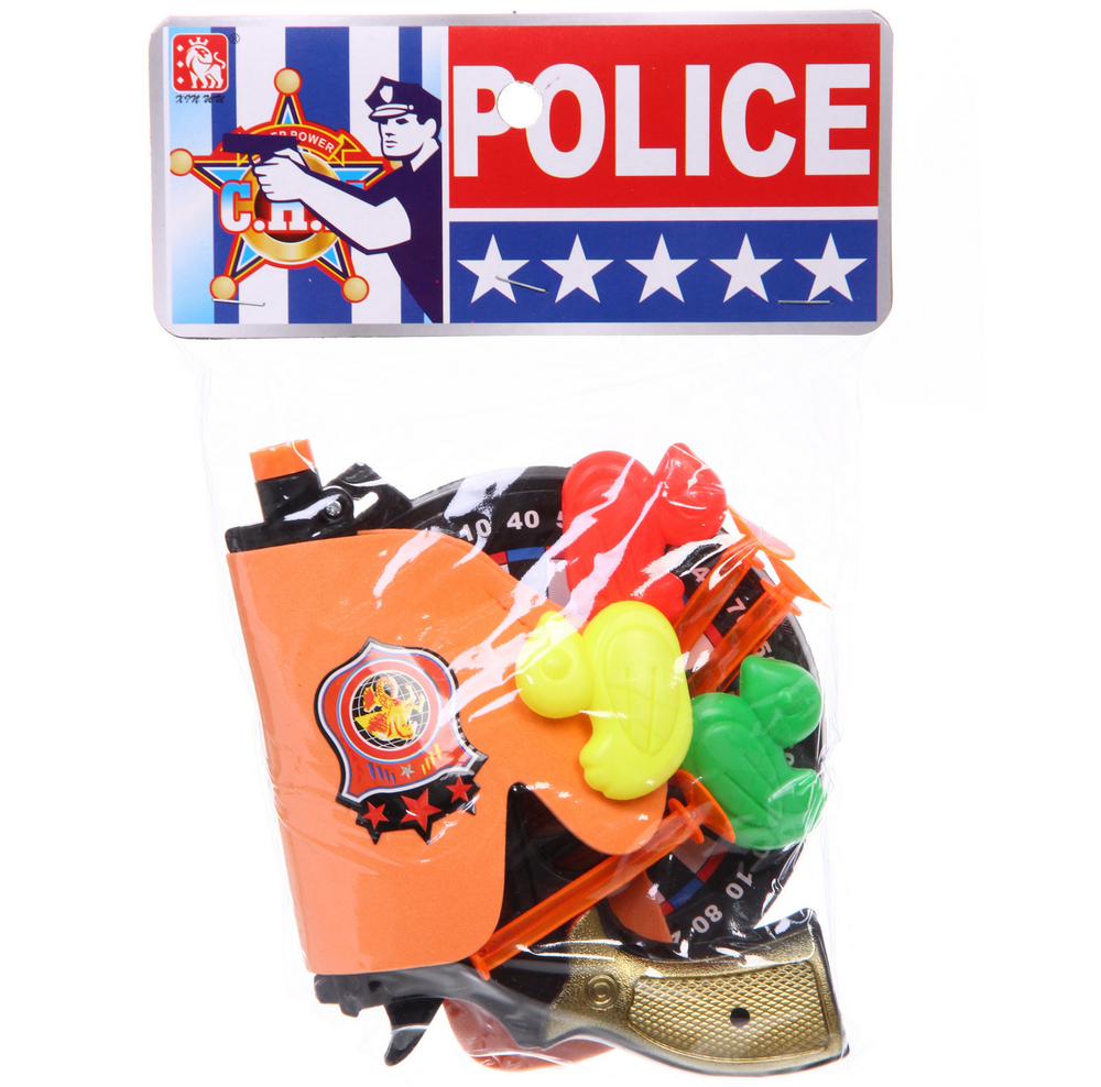 Набор полицейский «Специальный агнет - Меткий стрелок», 9 предметов, 23*16 см, пакет