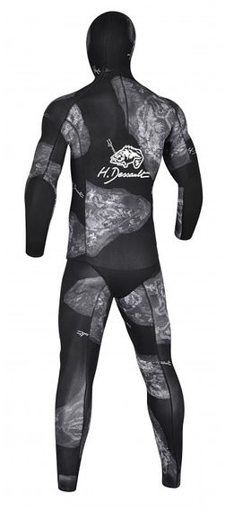 Куртка гидрокостюма H.Dessault (C4 Carbon) Black Side 7 мм