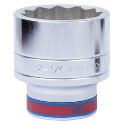 KING TONY (833072S) Головка торцевая стандартная двенадцатигранная 1", дюймовая 2-1/4"