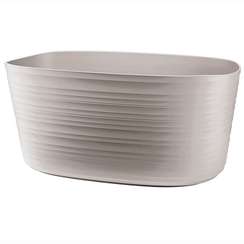 Кашпо для комнатных растений tierra большое, серо-бежевое