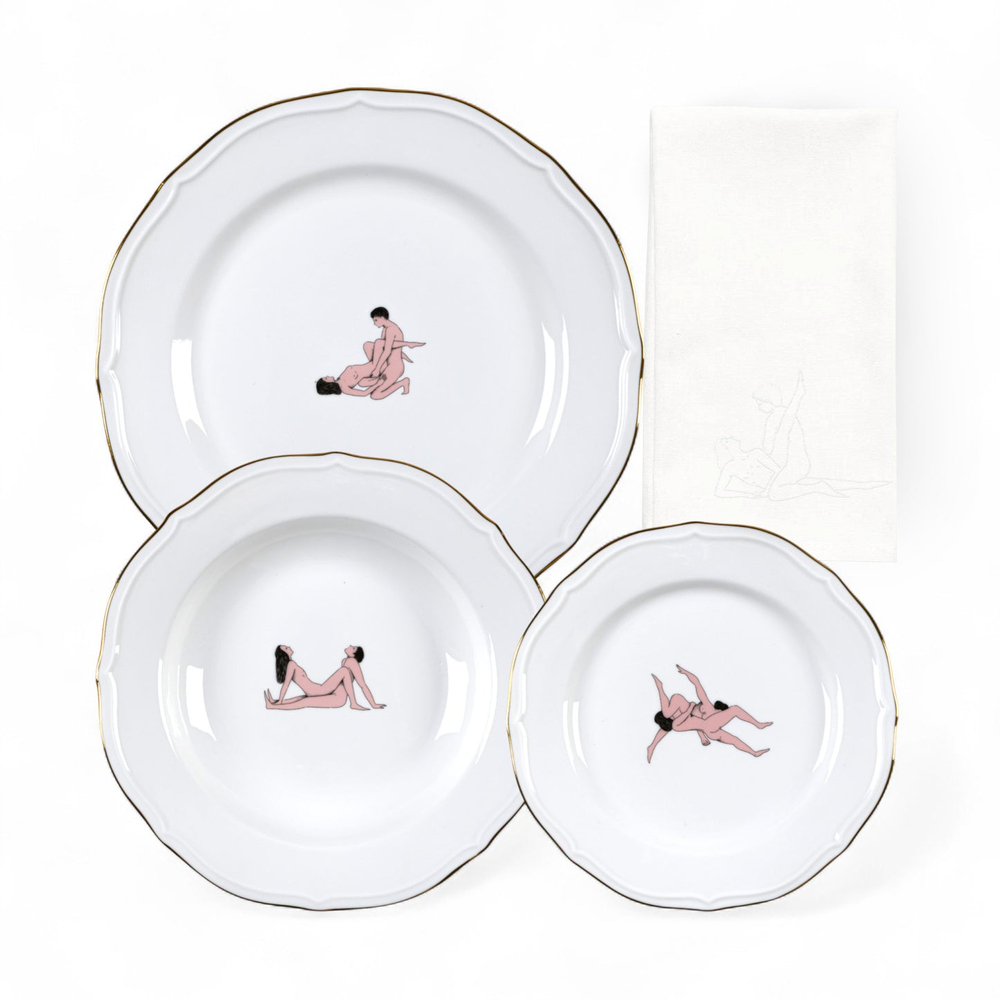 Тарелка Seikantai5271 ARCHED Set of 3 09843