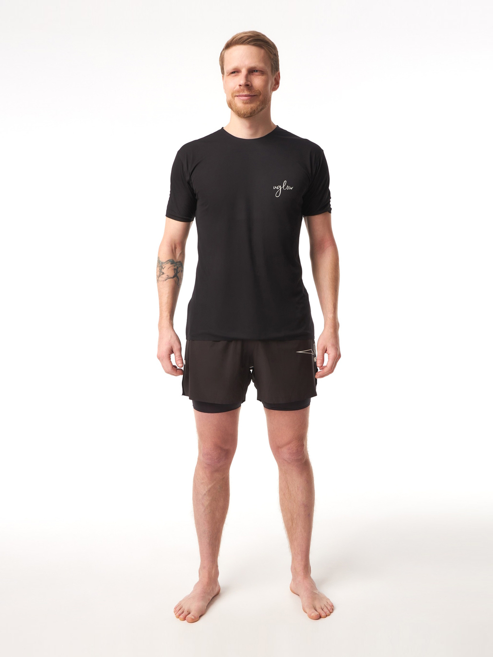ШОРТЫ МУЖСКИЕ ELEVATE SHORT 5 | BLACK WHITE