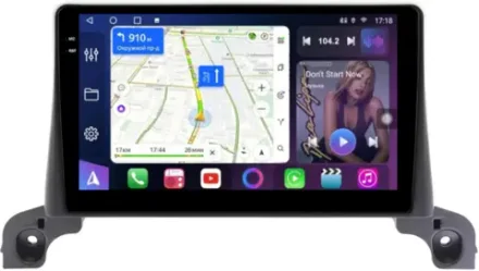 Магнитола Peugeot 3008, 5008 2016-2022, 4008 2020+ - FarCar 9638 монитор 9.5" QLED на Android 14, TS18, CarPlay, 4G SIM-слот