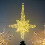 Световая макушка Премиум (навершие) «Роза Ветров RGB»