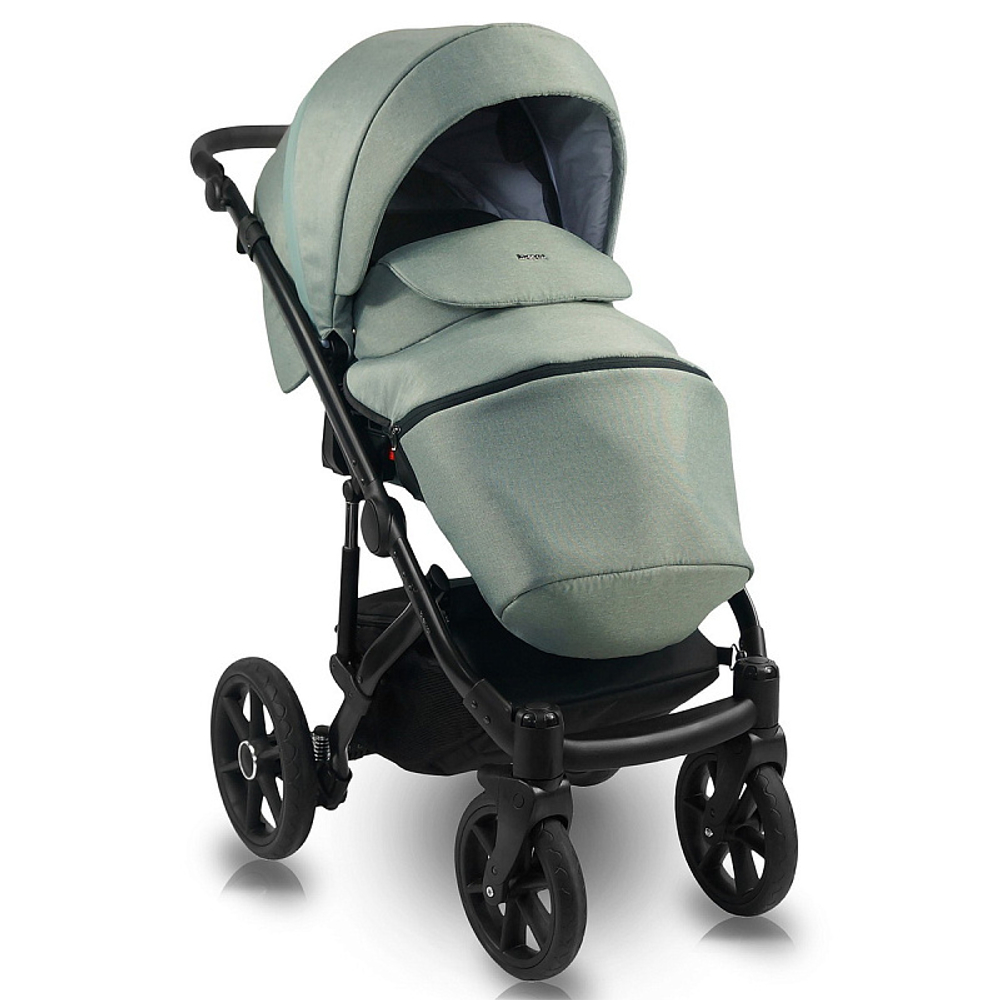 Детская коляска Bexa Ideal 2 в 1 ID 03 шалфей+шалфей кожа