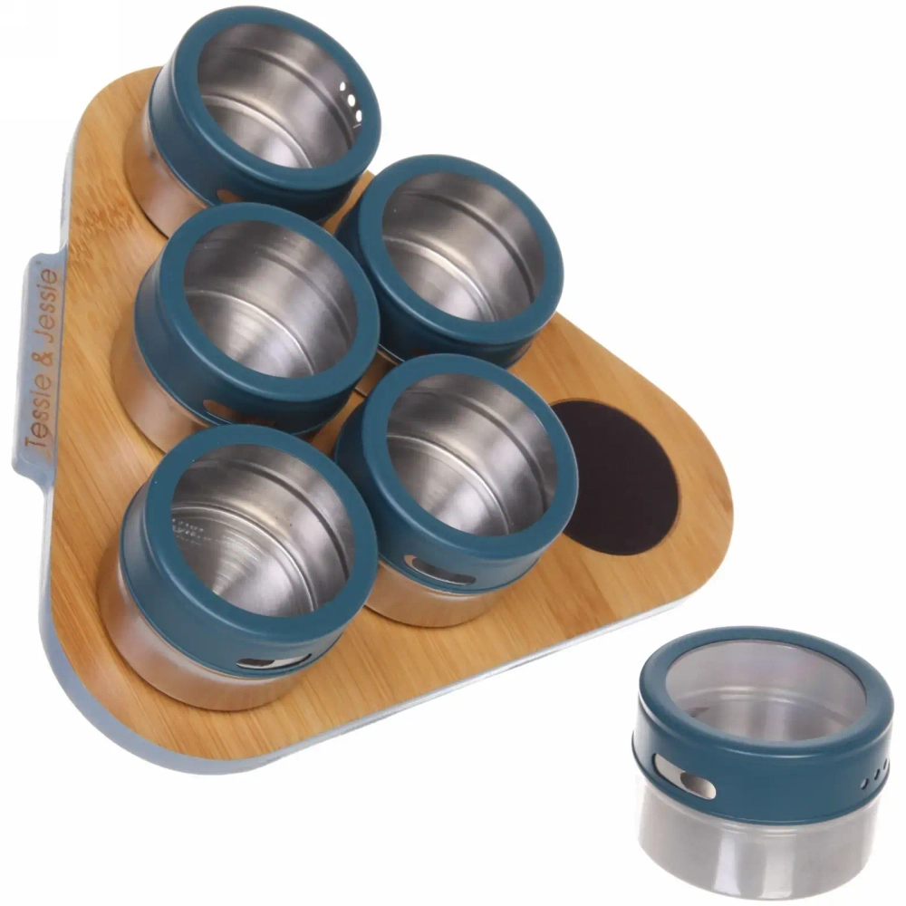 Набор емкостей для специй «O'lala» 6шт на подставке 23*20см