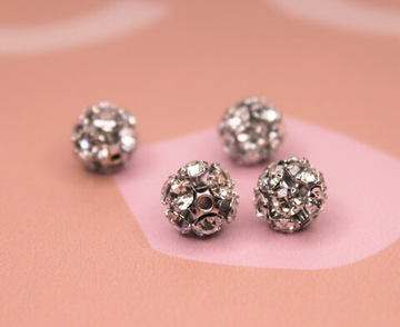 Бусина круглая 10 мм блеск