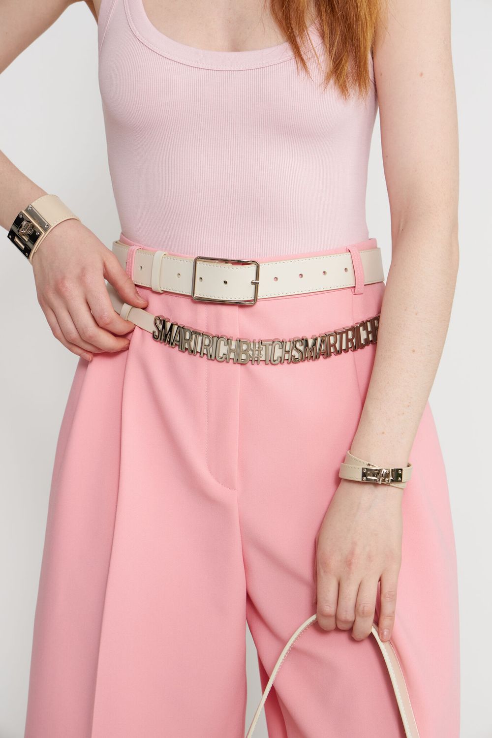 БАЗОВЫЙ РЕМЕНЬ С ПРЯМОУГОЛЬНОЙ ПРЯЖКОЙ MILK