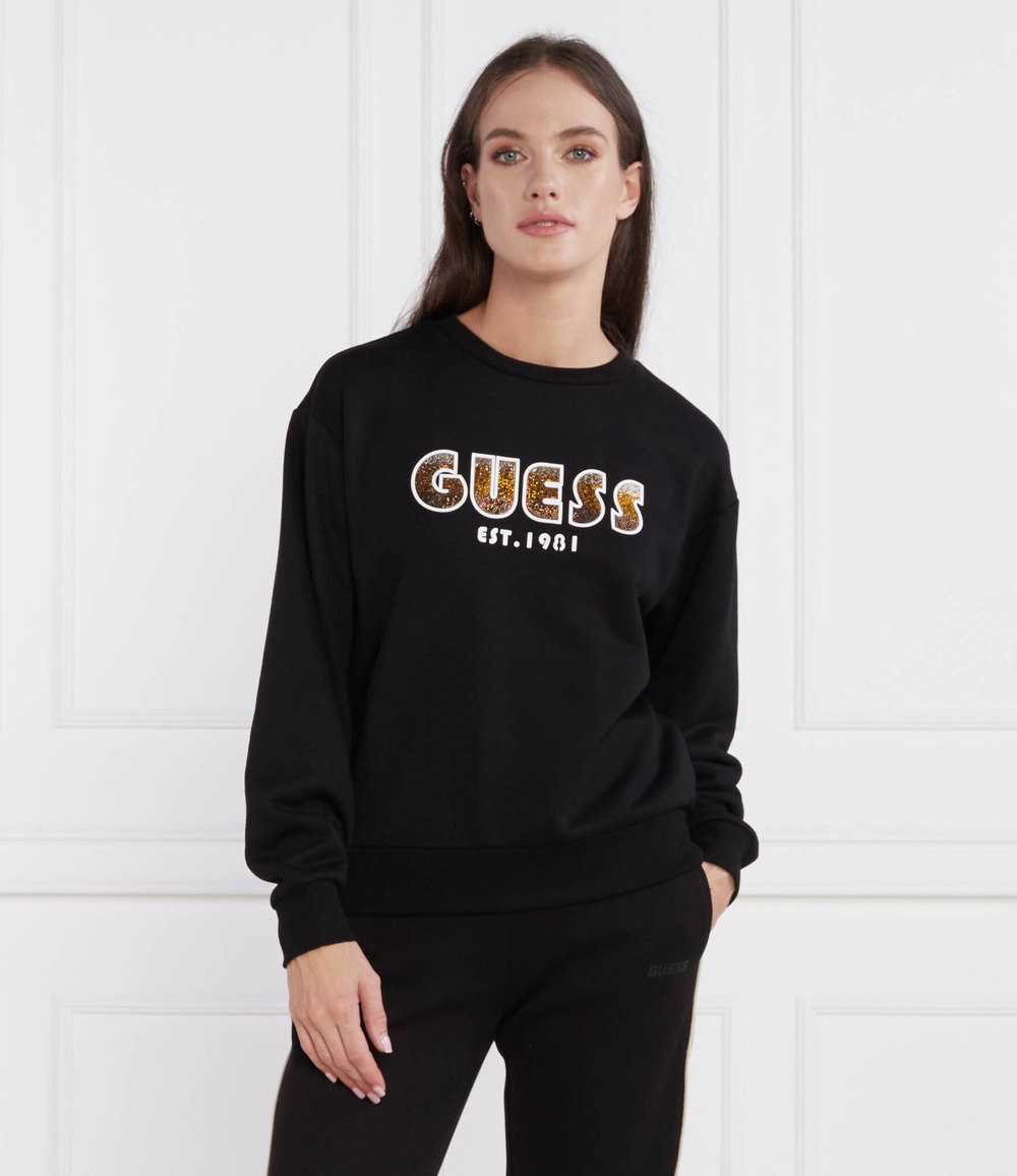 Худи CN SHADED LOGO GUESS - черный(W3YQ13 K8802)