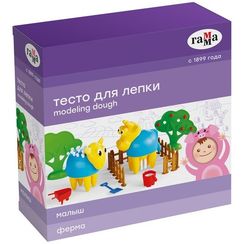 Xəmir lepka üçün Qamma Малыш 4 rəng 240q