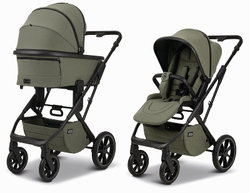 Коляска Moon Piu 2 в 1 Moss Green