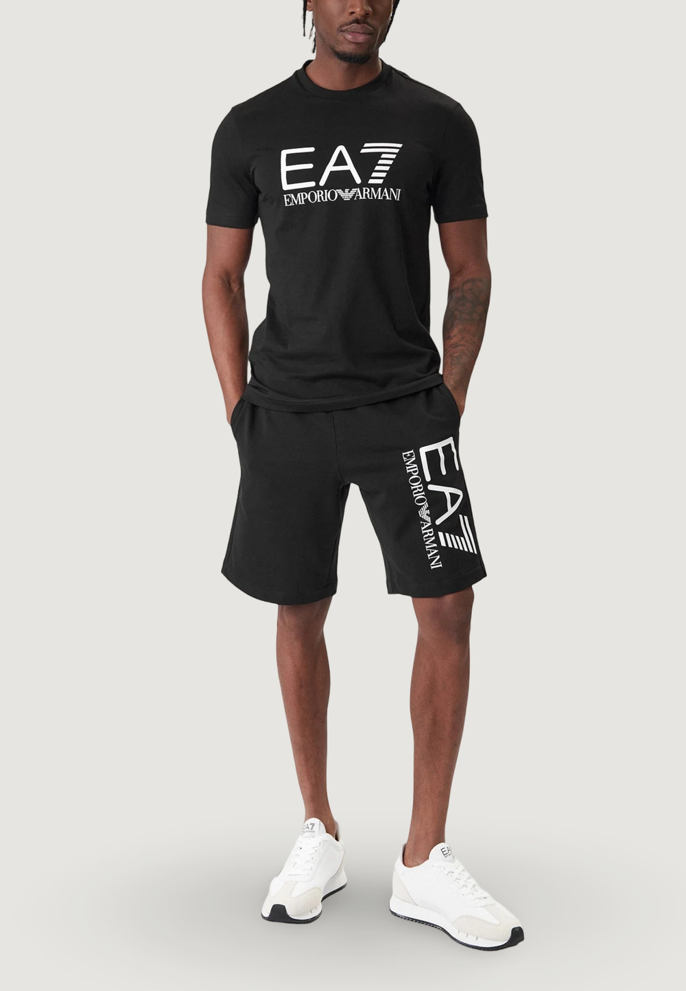 EA7 Emporio Armani Спортивная футболка - Чёрный