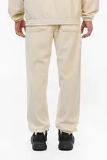 Брюки Ymkashix велюровые Stripe track белые