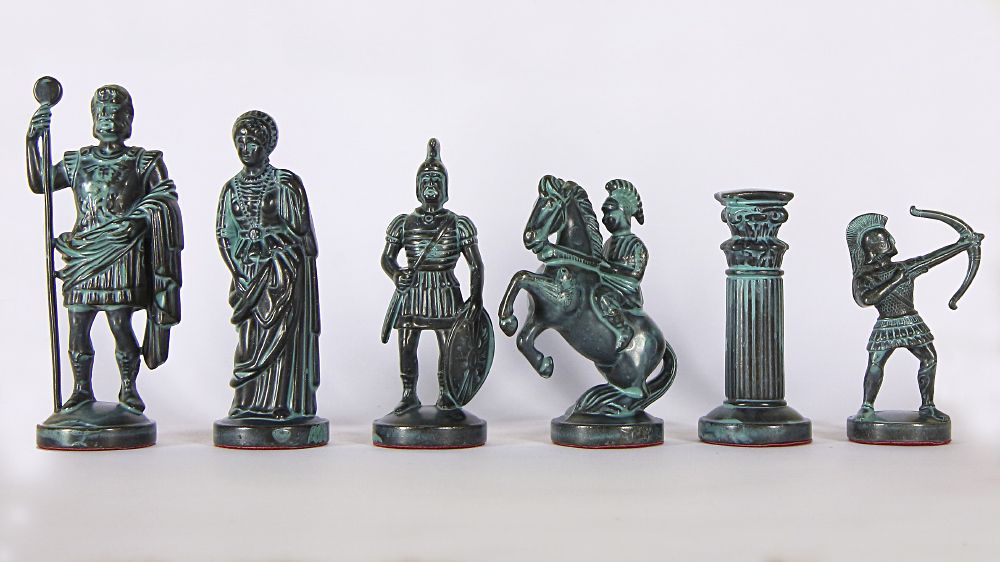 Manopoulos Шахматы подарочные Античные войны