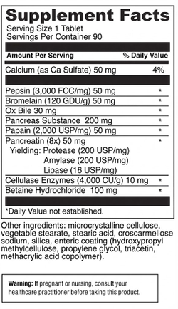 Digestive Enzymes Plus 90 таблеток Biogeek