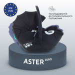 Детская коляска Rant Teo Soft 3 в 1 с автокреслом Aster Zero Black Graphite