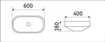 Раковина Ceramalux 5006CMB